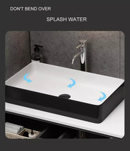 Загрузить изображение в средство просмотра галереи, Wall Mounted Bathroom Vanity Organizer Cabinet Design Bathroom Wash Basin Cabinet Set