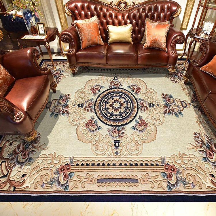 Flower Wool Carpet hand tufted Home decoration Rug
