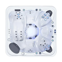 Load image into Gallery viewer, Bigger Jacuzzi Exterior 6 Person Socking Massage Bathtub High Quality Hot Tub With Aluminum Skirt