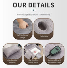 Charger l'image dans la galerie, Electric Recliner Sofa Bed with Basin Bowl Tub Foot Massage Luxury Spa Pedicure Chair