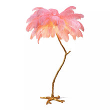 Load image into Gallery viewer, Modern minimalist ins living room decoration resin floor lamp bedroom light luxury atmosphere feather lamp