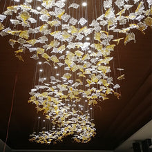 Load image into Gallery viewer, modern design decorative crystal led lighting big chandelier pendant lamp