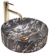 Load image into Gallery viewer, Vanity Basin Marble Pattern Basin Round Shape