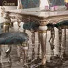 Load image into Gallery viewer, French Luxury Hand Carved Dining Table Chair Set Royal Dinning Room Furniture Sets