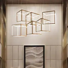 Load image into Gallery viewer, Glass staircase chandelier
Multi-layer staircase chandelier
Artistic staircase chandelier
Villa staircase chandelier
Hotel staircase chandelier
