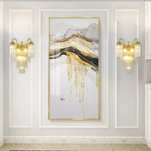 Lade das Bild in den Galerie-Viewer, Latest French Style Elegant Design Home Decor Living Room Bedroom Led Glass Brass Wall Light