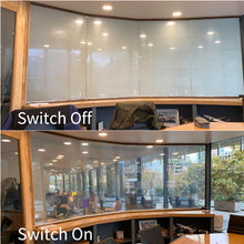 Load image into Gallery viewer, Intelligent PDLC Switchable Dimming Film Magic Glass Electric Aluminum Glass Swing Door Window