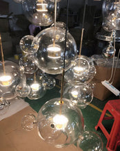Load image into Gallery viewer, Bubble Hanging pendant LED Glass chandelier lighting American Kitchen Dining Room Home Decor Lights