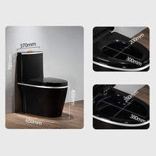 Load image into Gallery viewer, Toilet bowls Gold S-trap/P-trap PorcelaineSanitary Accessories Floor Mounted One Piece WC Modern Style Dual Flush Toilet Bowl Price Bathroom Accessories