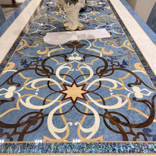 Load image into Gallery viewer, Luxury Italian European classic French country royal style solid wooden carving rectangular dining table and chairs set