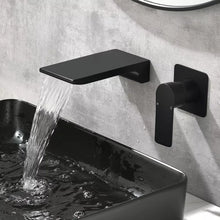 Cargar imagen en el visor de la galería, Waterfall Brass Basin Faucet For Bathroom Wide Faucet Cold And Hot Mixer Taps