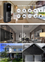 Load image into Gallery viewer, Smart Wi-Fi Video Doorbell with Camera and Audio - Check your Home Whenever you are Using Online Apps
