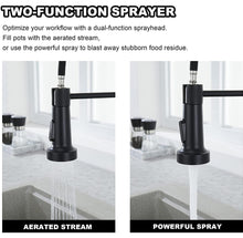 Load image into Gallery viewer, Pull down kitchen faucet
Pull out kitchen faucet
Single handle kitchen faucet
Double handle kitchen faucet
Commercial style kitchen faucet
Touchless kitchen faucet
Wall mount kitchen faucet
Deck mount kitchen faucet
Stainless steel kitchen faucet
Black kitchen faucet
Brass kitchen faucet
Matte black kitchen faucet