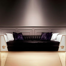 Lade das Bild in den Galerie-Viewer, Black And White Designer Home Branded Luxury Sofa Living Room Sofa Sets Home Decor Leather Furniture