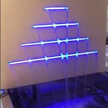 Cargar imagen en el visor de la galería, Swimming Pool Waterfall Set with Auto Changing LED Light WATERPUMP IS NOT INCLUDED
