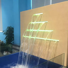 Cargar imagen en el visor de la galería, Swimming Pool Waterfall Set with Auto Changing LED Light WATERPUMP IS NOT INCLUDED