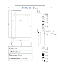 Load image into Gallery viewer, Rose Pink Electroplating Glossy Faucet Deck Mounted