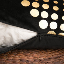 Charger l'image dans la galerie, Supplier Home Decor Sofa Black Pillow Case Velvet Gold Stamping Throw Pillow Cover Leaves Letters Foil Cushion Covers