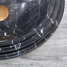 Загрузить изображение в средство просмотра галереи, Black and White Marble Natural Stone Sink Bathroom