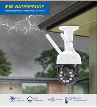 Load image into Gallery viewer, IP66 Waterproof Rotating 3Mp Wireless PTZ Camera System Video Surveillance 8 Channel LCD Wifi 12Inch NVR Kit
