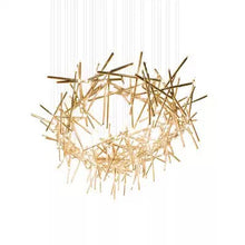 Load image into Gallery viewer, Casting brass branches frame with High quality crystal glass tear drops most modern Luxury Chandelier "Price depends on the size you need"