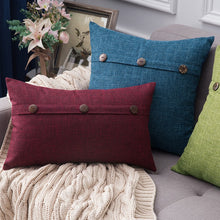 Cargar imagen en el visor de la galería, Cheap linen cushion cover, large 45x45 60x60 Linen Pillow Cover, linen cushion for Farmhouse Decor green pillow covers for sale