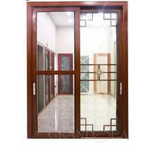 Load image into Gallery viewer, Aluminum Frame Tempered Glass Living Room Door Sliding (PLEASE SEND YOUR SIZE)