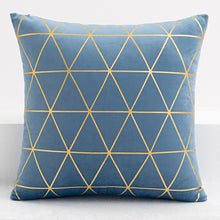 Charger l'image dans la galerie, Cushion Pillow Super Soft Kussenhoes Geometrische Velvet Throw Pillow Covers Stamping Glod Printed Pillow Cover for Home Decor