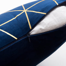 Charger l'image dans la galerie, Cushion Pillow Super Soft Kussenhoes Geometrische Velvet Throw Pillow Covers Stamping Glod Printed Pillow Cover for Home Decor