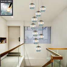 Load image into Gallery viewer, Staircase chandelier
Modern staircase chandelier
Luxury staircase chandelier
Crystal staircase chandelier
LED staircase chandelier