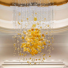 Load image into Gallery viewer, Customized Lighting Foyer Large Chandelier Luxury Ceiling Light Crystal Ball Chandelier