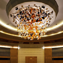 Load image into Gallery viewer, Customized Lighting Foyer Large Chandelier Luxury Ceiling Light Crystal Ball Chandelier