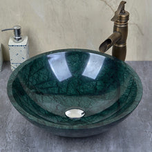 Загрузить изображение в средство просмотра галереи, India Green Marble Stone Basin Bowl