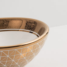 Load image into Gallery viewer, Modern Gold Elecctroplating Gold Art Basin Tabletop