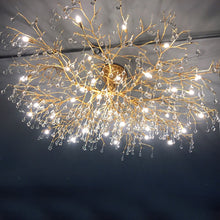 Загрузить изображение в средство просмотра галереи, Luxury home led lights chandeliers ceiling brass "Price depends on the size you need"