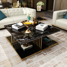 Load image into Gallery viewer, luxury modern simple design tv cabinet Glass and stainless steel hotel tv cabinet tv stand living room furniture modern