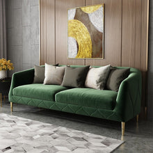 Load image into Gallery viewer, Modern light luxury flannelette sofa living room furniture solid wood interior frame selling sofa