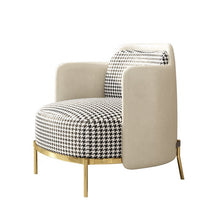 Load image into Gallery viewer, Modern living room furniture armchair round cushion high-leg lounge chairs