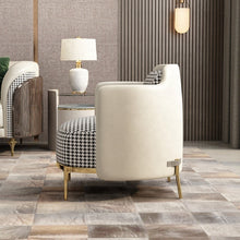 Load image into Gallery viewer, Modern living room furniture armchair round cushion high-leg lounge chairs