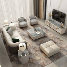 Load image into Gallery viewer, Modern living room furniture armchair round cushion high-leg lounge chairs