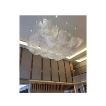 Load image into Gallery viewer, Modern luxury crystal villa stairs hotel lobby custom-made lighting pendant long chandeliers lamp lighting "Price depends on the size you need"