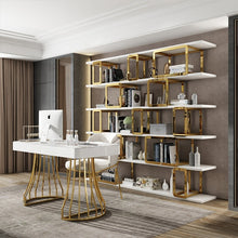 Load image into Gallery viewer, Modern office furniture luxury desk desk glass computer desk