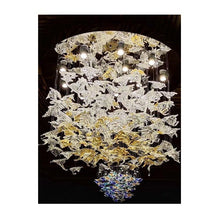 Load image into Gallery viewer, Northern europe modern luxury blown glass chandelier like leaves pendent lamp "Price depends on the size you need"