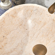 Загрузить изображение в средство просмотра галереи, Stone Bathroom countertop basin heart shape bathroom face basin