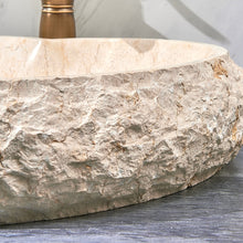 Загрузить изображение в средство просмотра галереи, Stone Bathroom countertop basin heart shape bathroom face basin