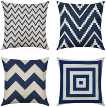 Load image into Gallery viewer, throw cushions raffia sofa custom printing pillow cover decorative geometric pattern pillow case black cushion cover