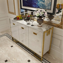 Load image into Gallery viewer, Wooden Modern Sideboard Luxury Black Antique Wood Style Time Packing Room Piece Furniture Multilayer Solid Color DESIGN Material