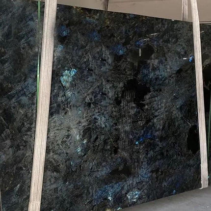 Granitplatten Naturstein Küchenarbeitsplatte aus Granit Lemurischer Labradorit Blaue Granitplatten 