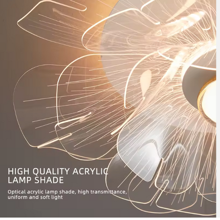 Modern Acrylic Flower Pendant Light – LED Hanging Ceiling
