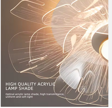 Lade das Bild in den Galerie-Viewer, Modern Acrylic Flower Pendant Light – LED Hanging Ceiling
